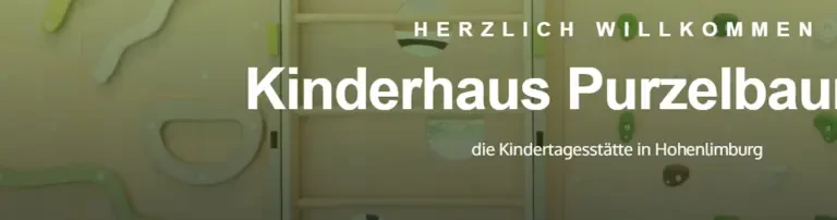 Kinderhaus Purzelbaum e.V. Header