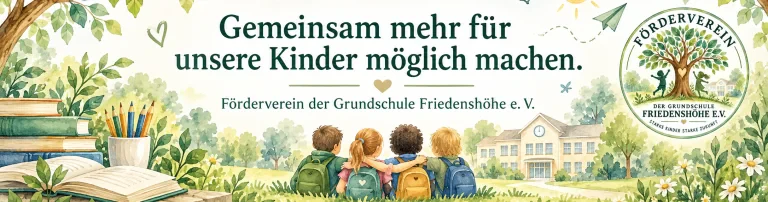 Förderverein der Grundschule Friedenshöhe e.V. Header