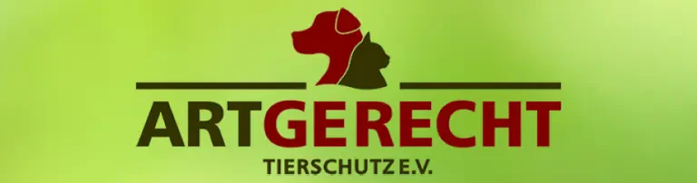 ARTGERECHT TIERSCHUTZ E.V. Header