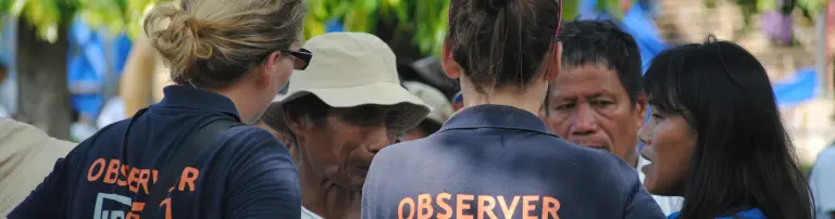 International Peace Observers Network (IPON) e.V. Header