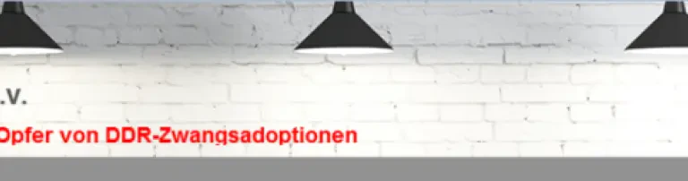 Hilfe für die Opfer von DDR-Zwangsadoptionen Header