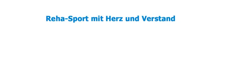 RehaForFit e.V. Header