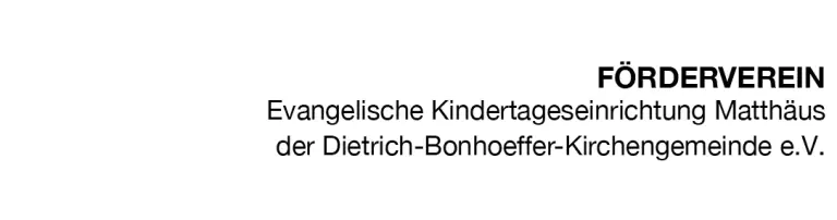 Förderverein der evangelischen Kita Matthäus Header
