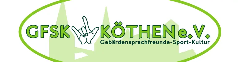Gebärdensprachfreunde-Sport–Kultur Köthen e.V. Header