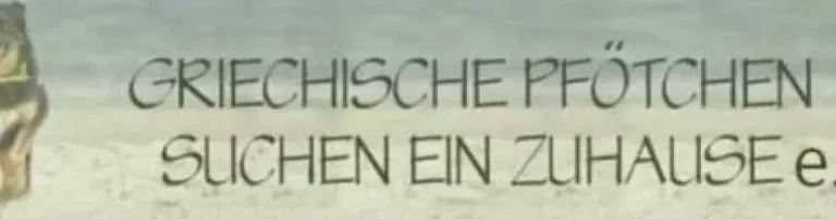 Griechische Pfötchen suchen ein Zuhause e.V. Header