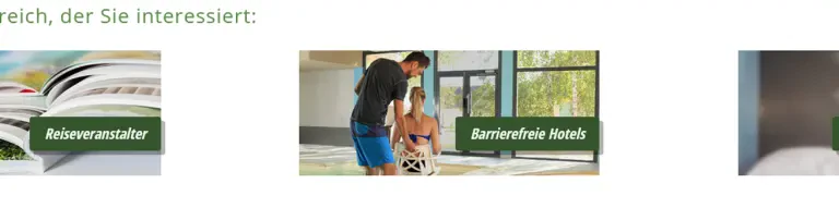 Reisedatenbank für Menschen mit Hilfs- und Pflegebedarf Header