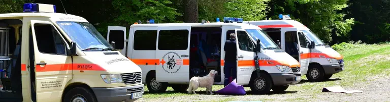Ein Einsatzfahrzeug für unsere Rettungshundteams Header