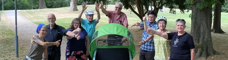Ehrenamtliche Rikscha-Ausfahrten für Senioren:innen Header