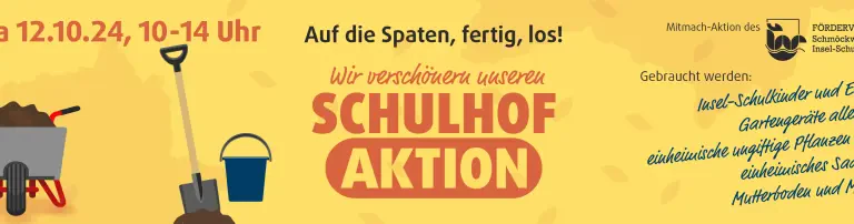 Wir verschönern unseren SCHULHOF-AKTION Header