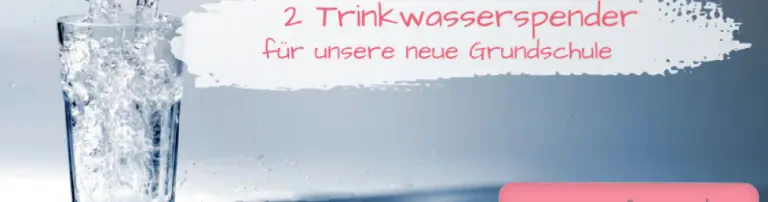 Trinkwasserspender für die neue Grundschule Header