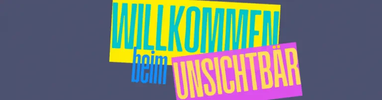 Unsichtbär - unser Projekt für Kinder und ihre Familien Header