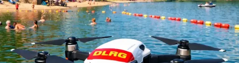 Drohne für die Wasserrettung Header