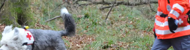 Besserer Schutz für Rettungshundeführer im Einsatz..... HELFEN SIE HELFEN Header