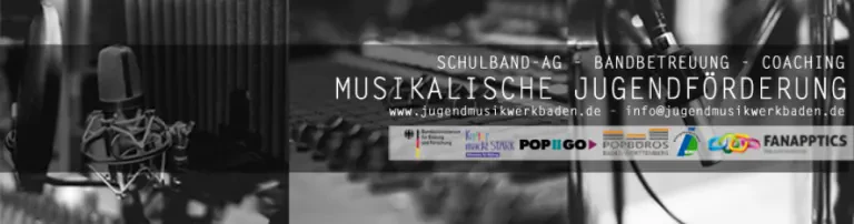 Gemeinnützige musikalische Jugendarbeit Header
