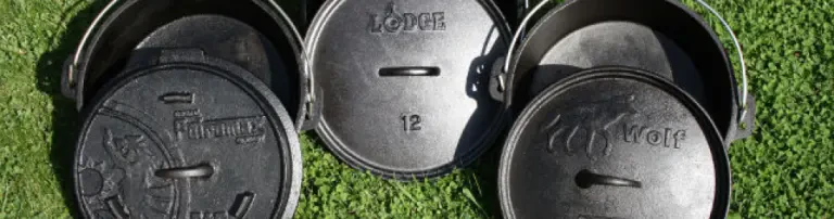 Dutchoven für die Pfadfinder zum kochen auf dem Feuer Header