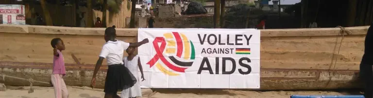 Volley against AIDS Header