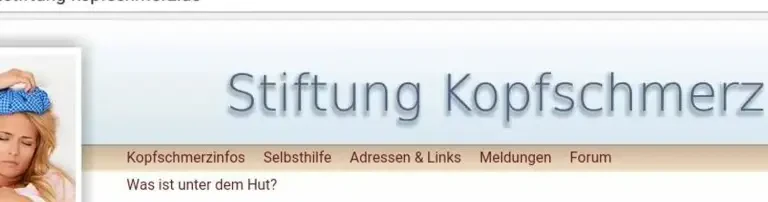 Installation eines Online-Forums für Betroffene und Angehörige Header
