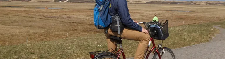 Fahrrad für die Naturschutzarbeit Header