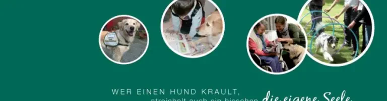 Tiergestützte Therapie für Kinder und Erwachsene Menschen mit Behinderungen Header