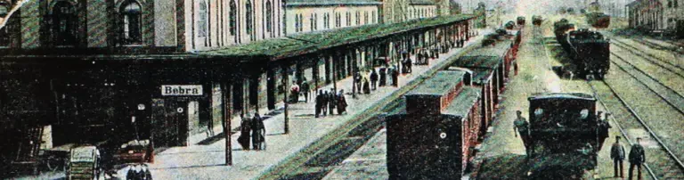 Bahnhof Bebra in 1:87 HO, Lasercut Technologie, Lokschuppen, Drehscheibe, Kesselhaus, Wasserturm um 1905 Header