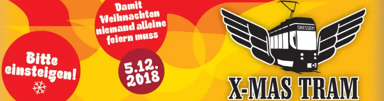 Kulturprogramm zur X-MAS TRAM in Dresden am 05.12.2018 Header