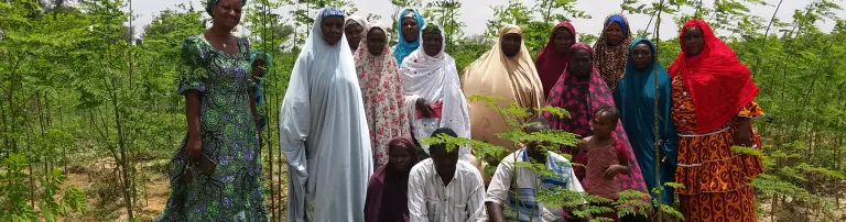 Aufbau einer Agrarausbildungsstätte, inklusive eines Tiefbrunnens zugänglich für 2000 Personen; Header
