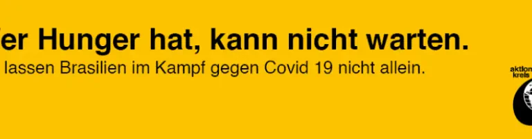 Wer Hunger hat, kann nicht warten. Header